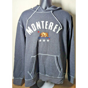 Dark Grey Monterey California Bear/3 Star Hoodie, Size - XXL